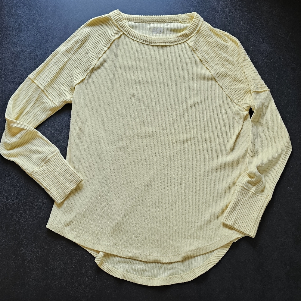 Women's yellow long sleeve